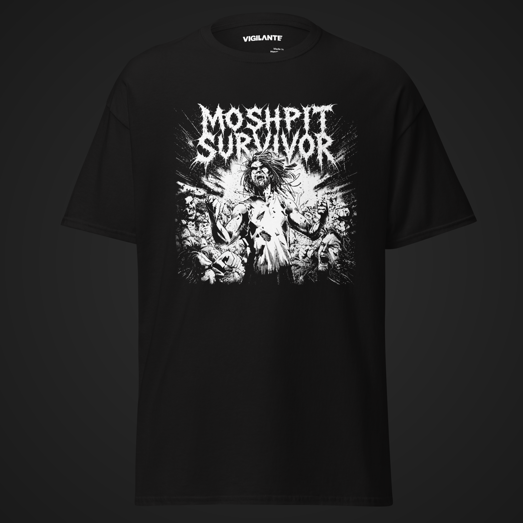 Vigilante Moshpit Survivor | Tshirt-1