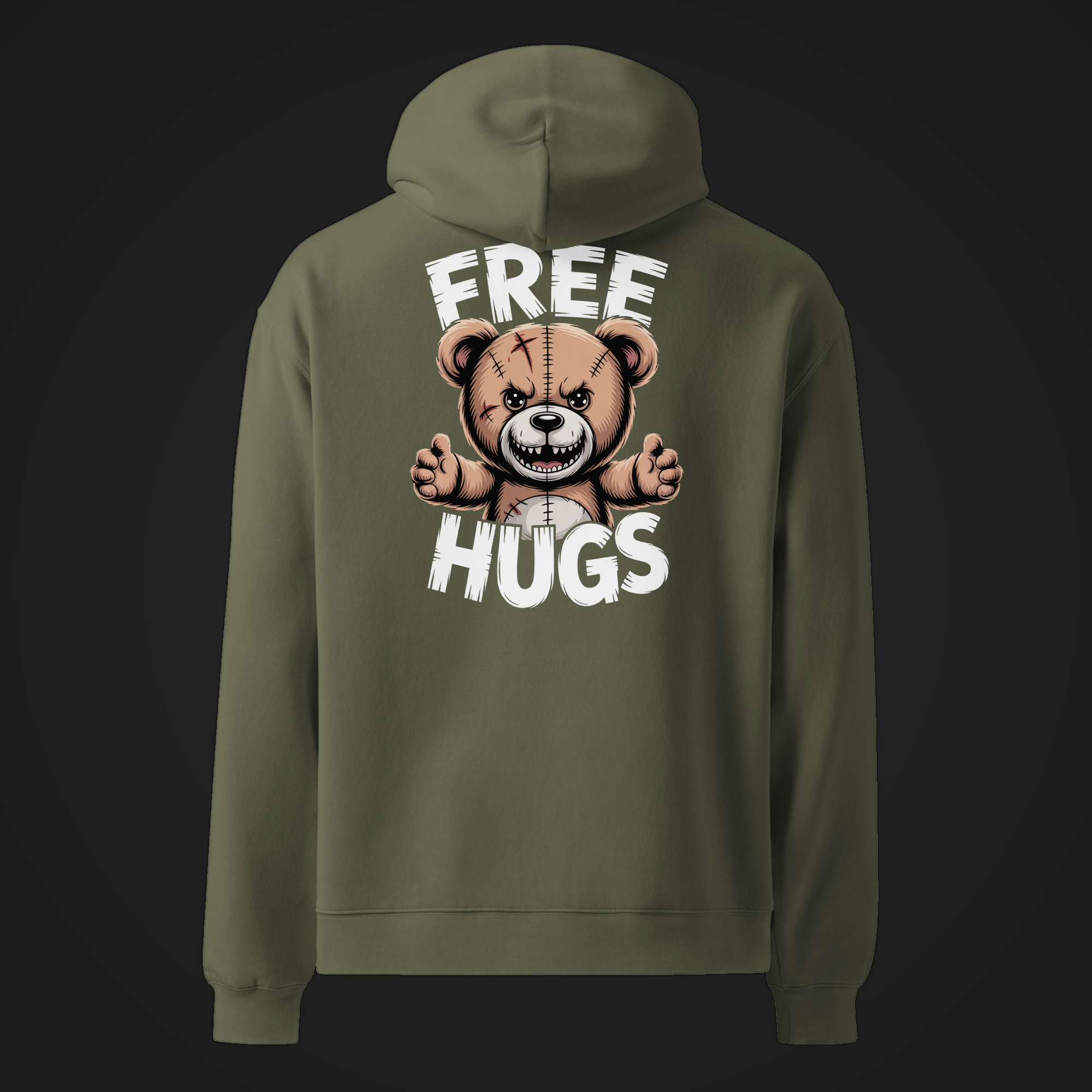 FREE HUGS | OVERSIZED HOODIE-9