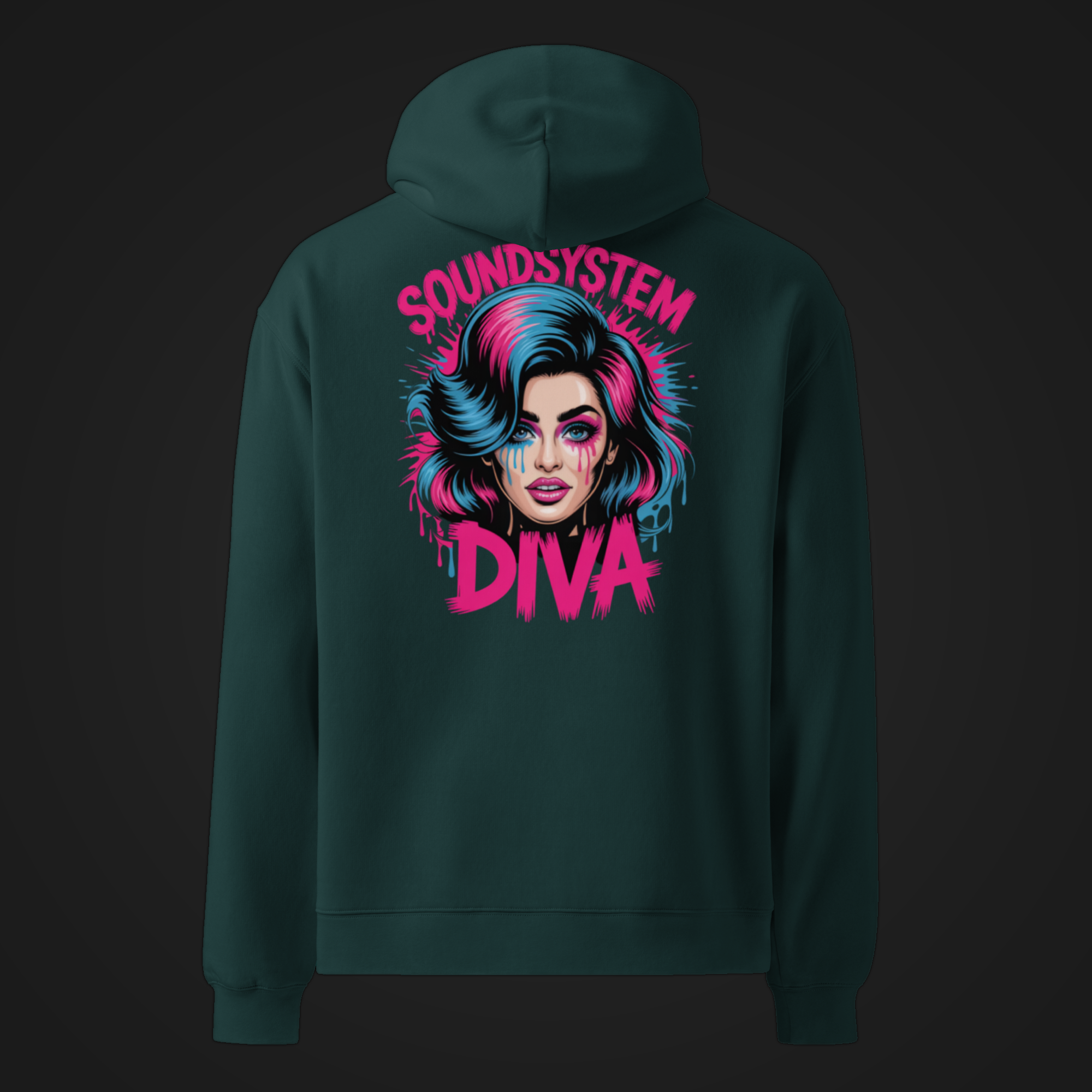 SOUNDSYSTEM DIVA | OVERSIZED HOODIE-5