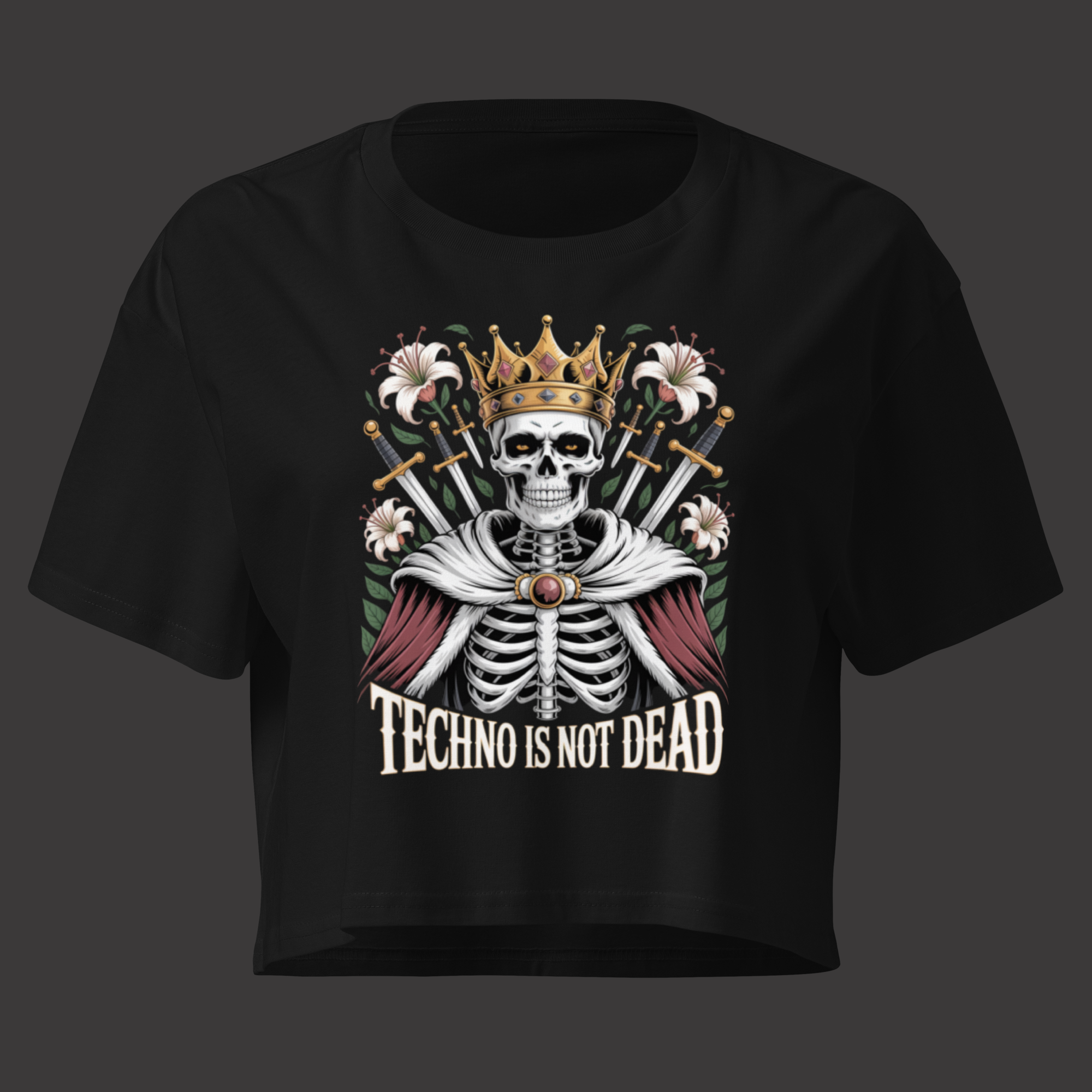 TECHNO IS NOT DEAD | CROP TOP