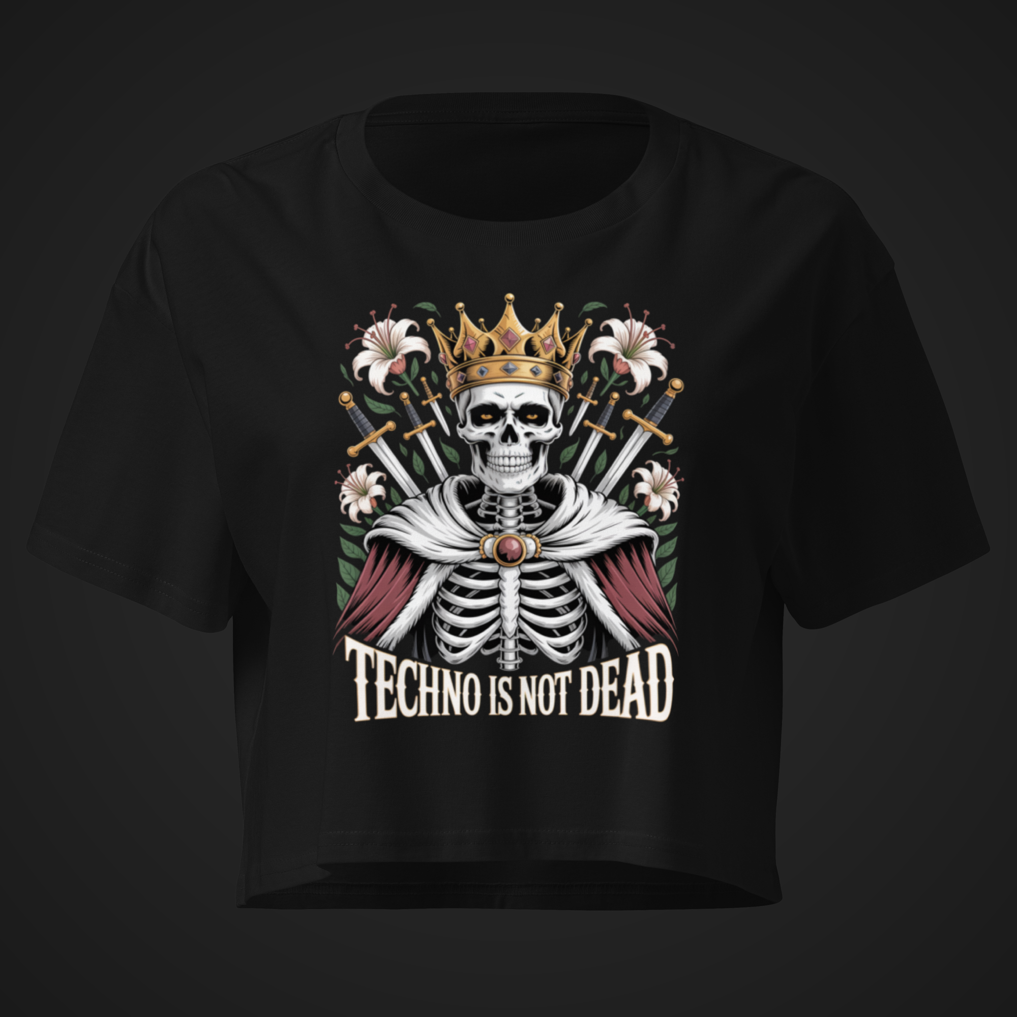 TECHNO IS NOT DEAD | CROP TOP